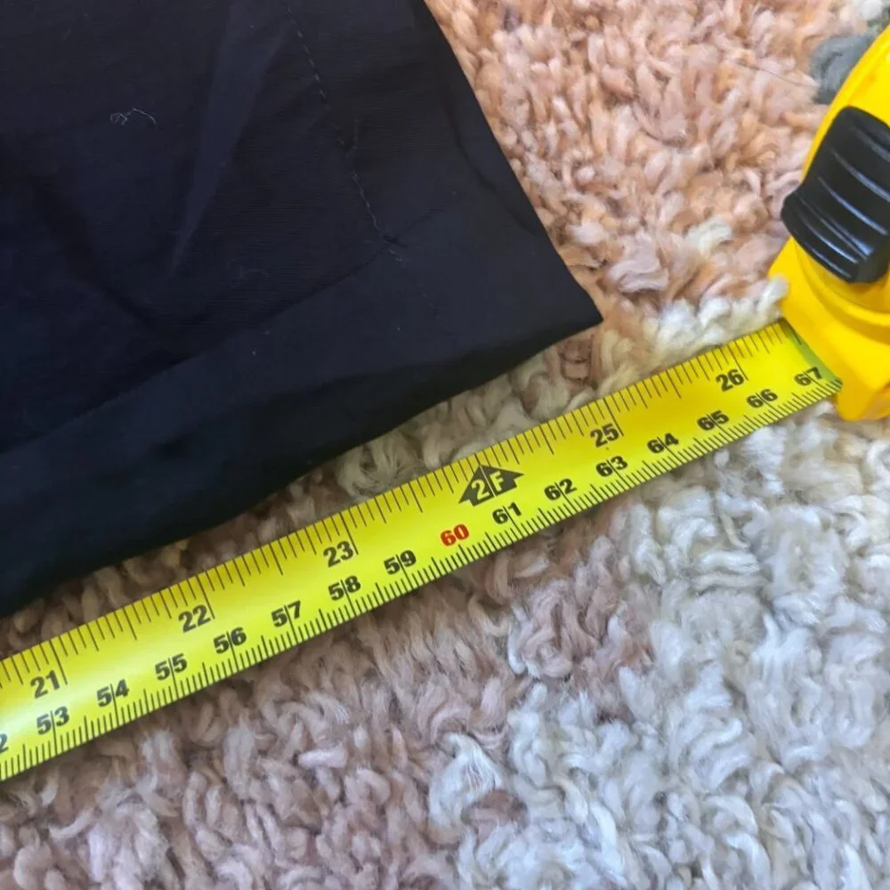 Zara Womens Soft Cropped Pants Black Size M Relaxed Cozy Loungewear Pockets - Picture 8 of 9